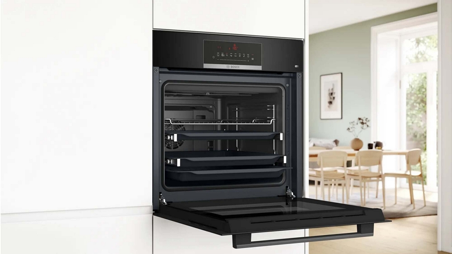 Встраиваемый духовой шкаф Bosch HBJ559YB6R / 66 л. / A / Черный photo 4