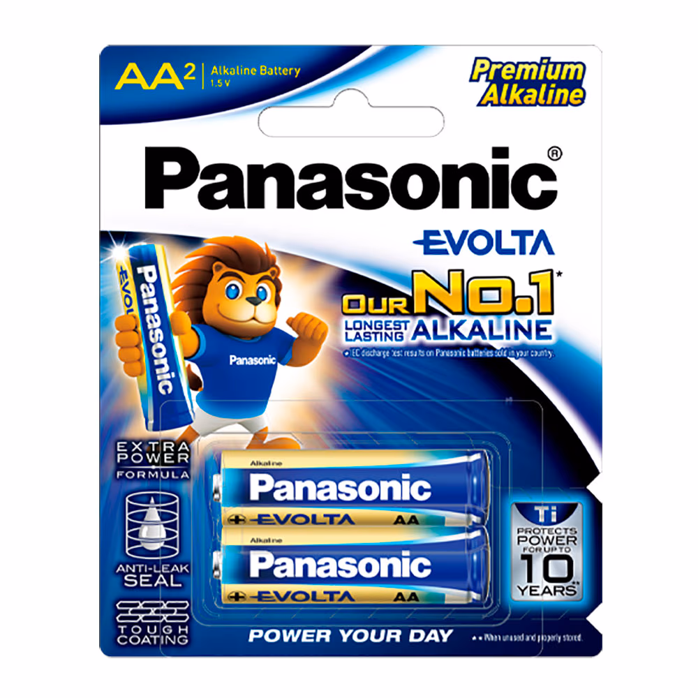 Батарейка Panasonic EVOLTA LR6EG/2B