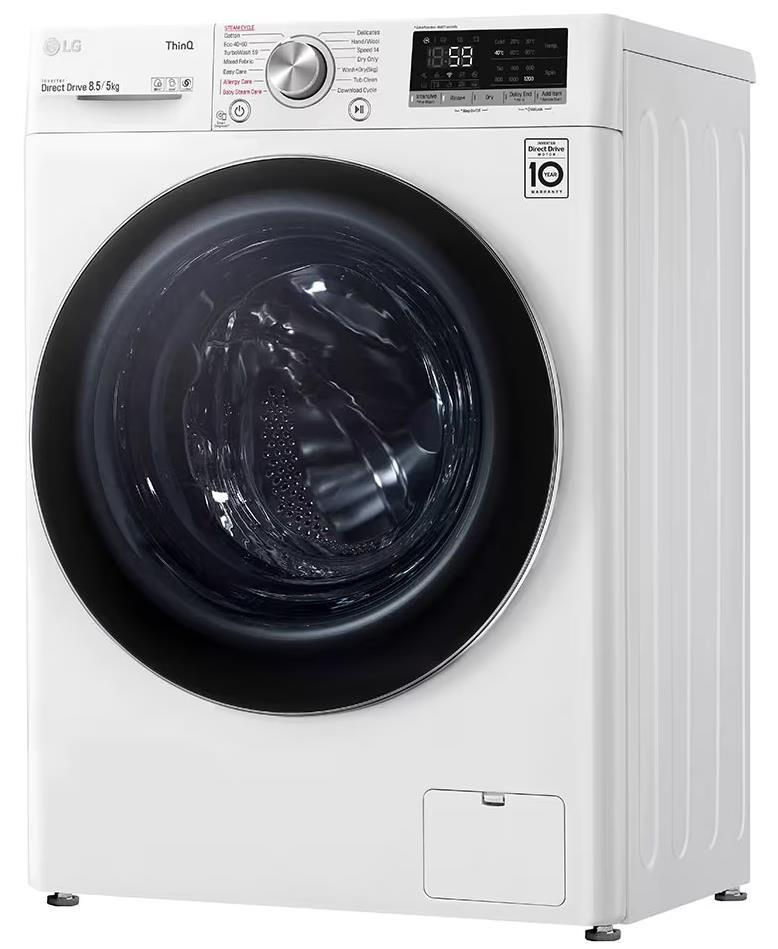 Стиральная машина с сушкой LG F2DV5S8S2E 8.5 кг /1200 об/мин /E /Белый photo 3