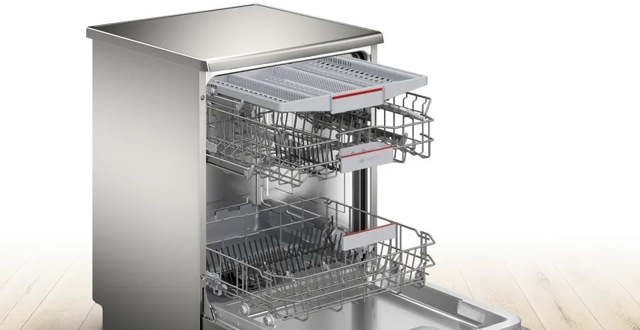 Masina de spalat vase Bosch SMS4HVI32E Inox /13 Seturi /De dimensiune completa photo 4
