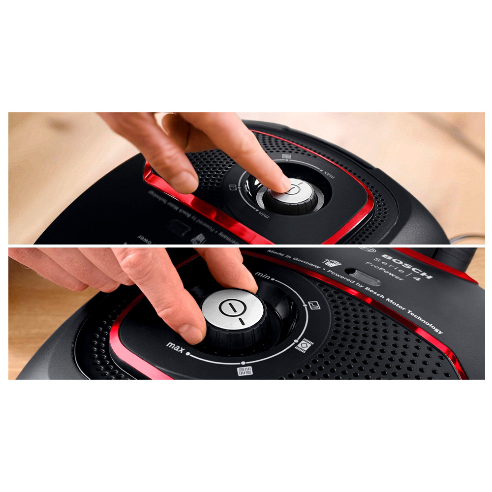 Пылесос с мешком Bosch BGL41POW2H / 850Вт / Black photo 6