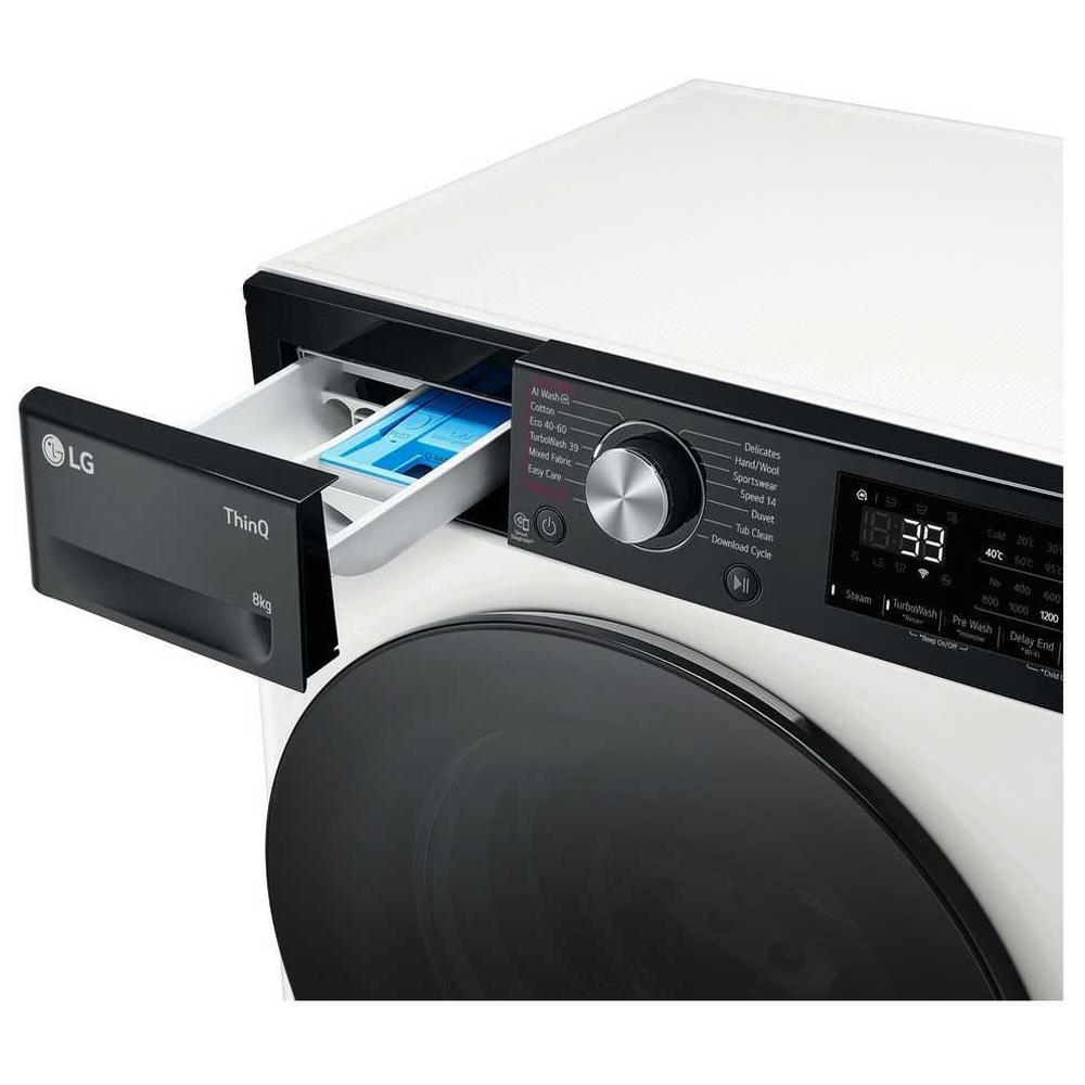 Стиральная машина LG F2WR708S2H 8 кг / 1200 об/мин / A / Белый photo 6