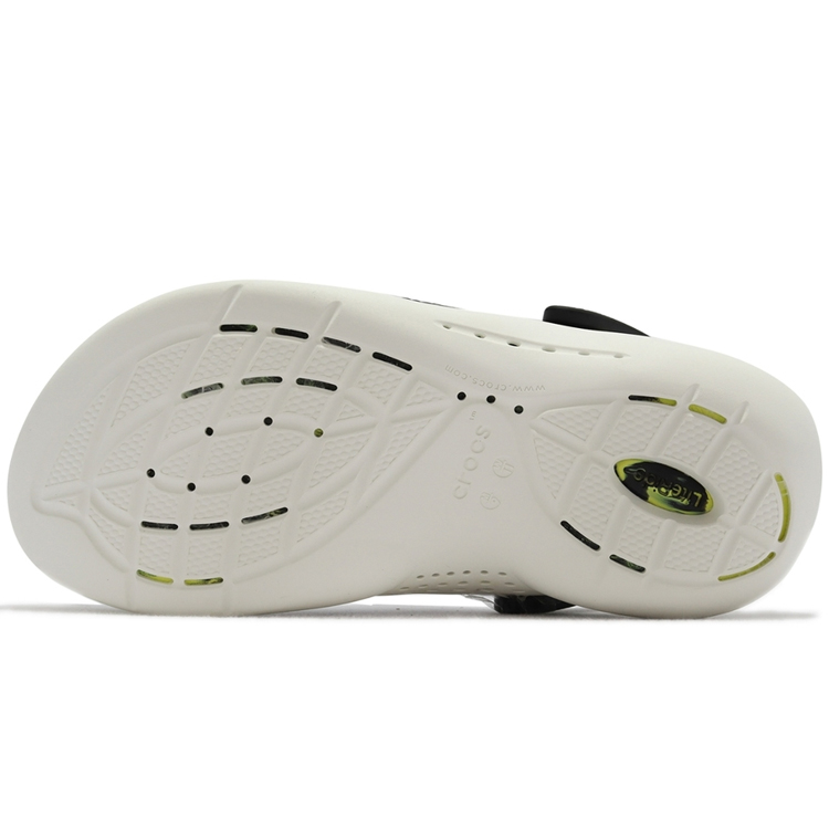 Шлепанцы Crocs LiteRide 360 Marbled / Мужской / 39-40 / Черный/Желтый photo 5