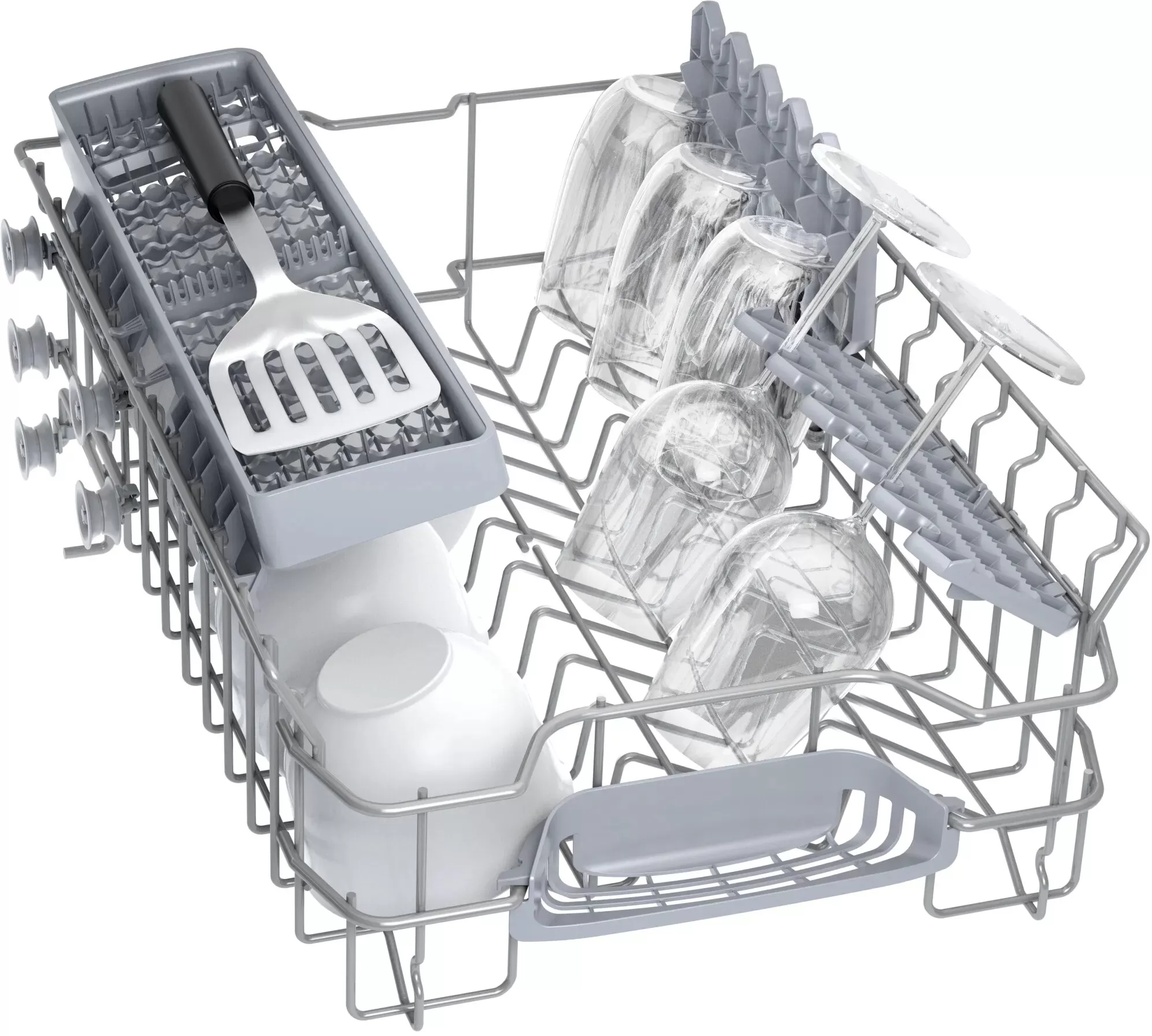 Посудомоечная машина  Bosch SRS2IKI02K, 9 комплектов, 4программы, 45 см, A+, Нерж. сталь