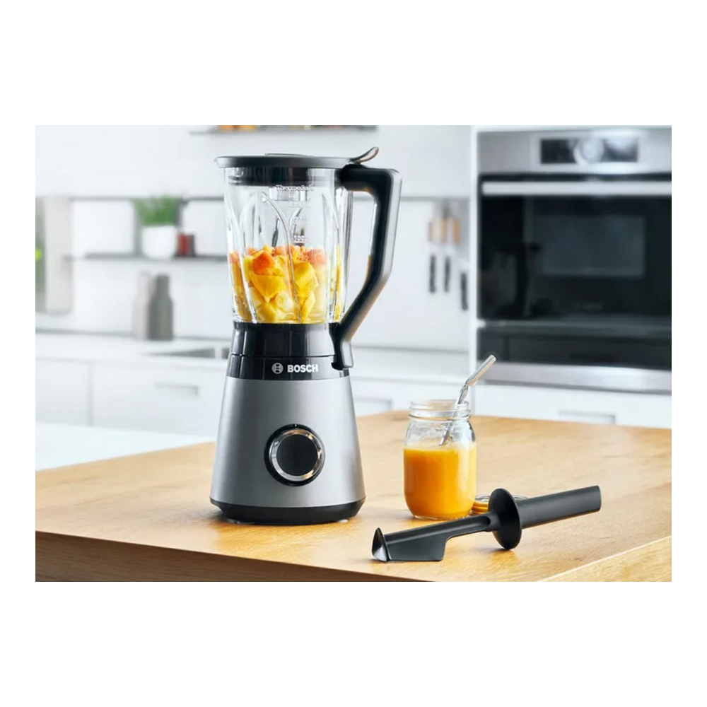 Блендер Cтационарный Bosch MMB6172S Серебристый / 2 скоростей / мл photo 4