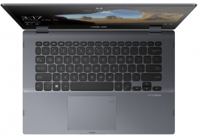 Laptop Asus VivoBook Flip 14 TP412FA-EC112T, Core i3, 4 GB GB, Windows 10 Home 64bit, Gri cu albastru thumbnav 5