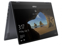 Laptop Asus VivoBook Flip 14 TP412FA-EC112T, Core i3, 4 GB GB, Windows 10 Home 64bit, Gri cu albastru thumbnav 6