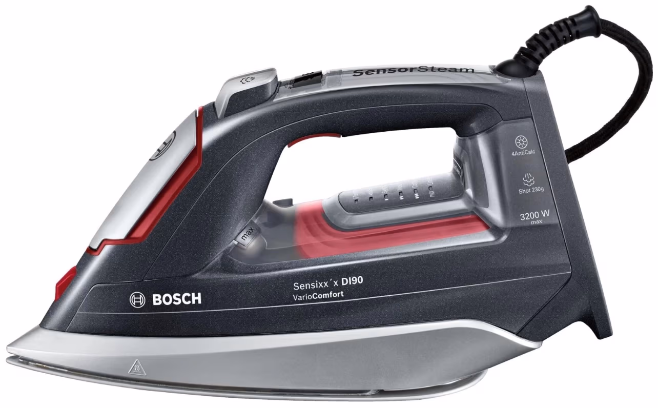 Generator de aburi Bosch TDI953222V, 3200 W, 180 g/min si mai mult g/min, 310 ml, Negru 