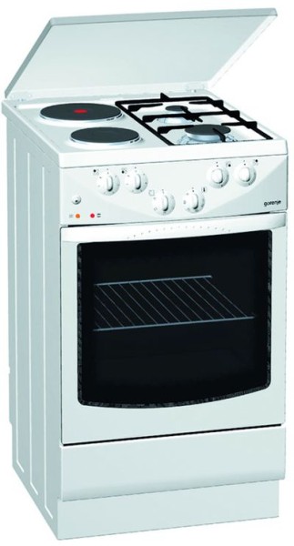 Комбинированная плита Gorenje KN 272W / 4 конфорок / Эмалированная photo 1