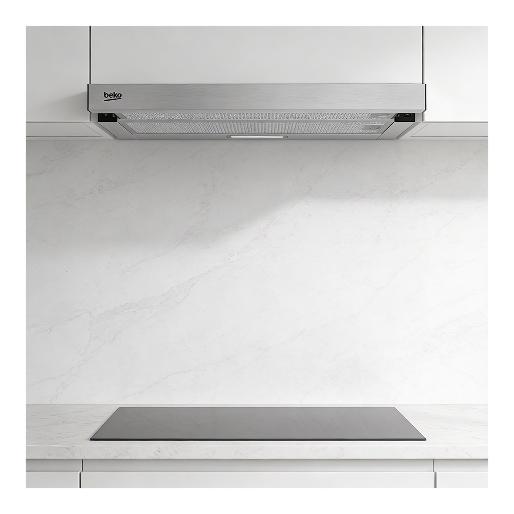 Вытяжка Beko HNT63322X / Телескопическая / До 12 кв.м / Нержавеющая сталь photo 5