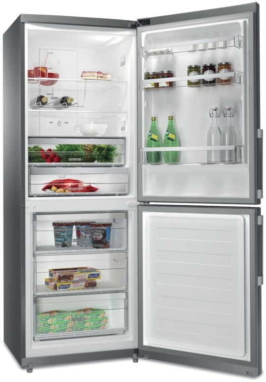 Frigider cu doua usi Whirlpool WB70E972X / 462 l / 195.5 cm / E / Gri photo 2