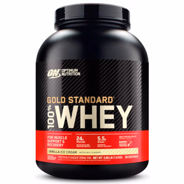 Сывороточный протеин Optimum Nutrition ON 100 WGS GF VAN ICE CREAM 3.96LB