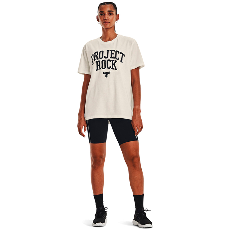 Tricou Under Armour Pjt Rock Hwt Campus T / Femei / L / Bej photo 5