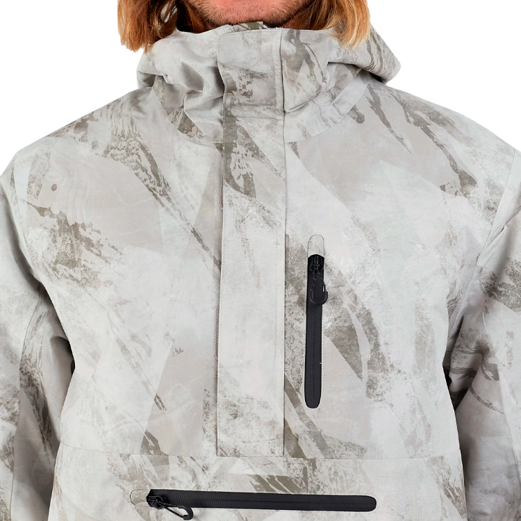 Geacă pt Barbati Fundango Tilbury ECO Logo Anorak S Alb-gri photo 5