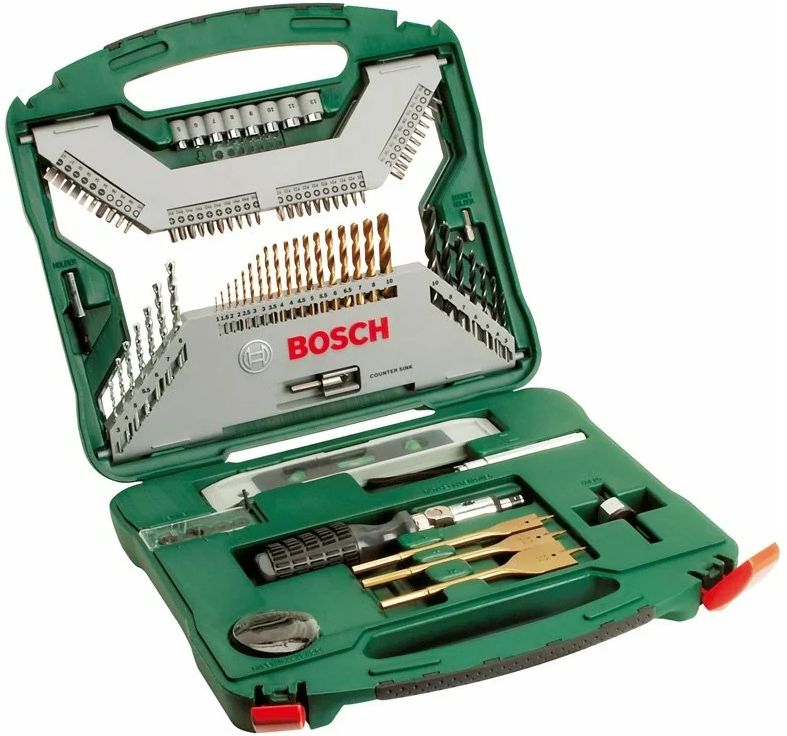 Набор инструментов Bosch 100 ACC X-Line, 2607019330 photo 1 Набор инструментов Bosch 100 ACC X-Line, 2607019330 photo 1