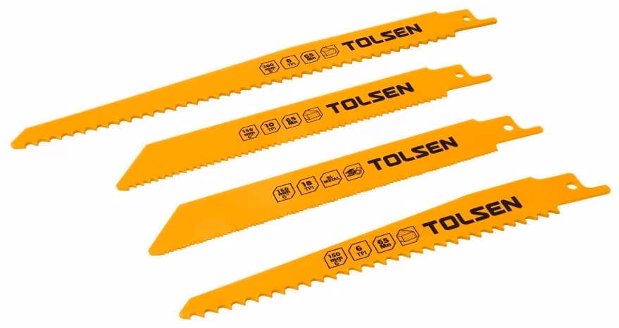 Set 10 lame pentru ferestrau sabie Tolsen 