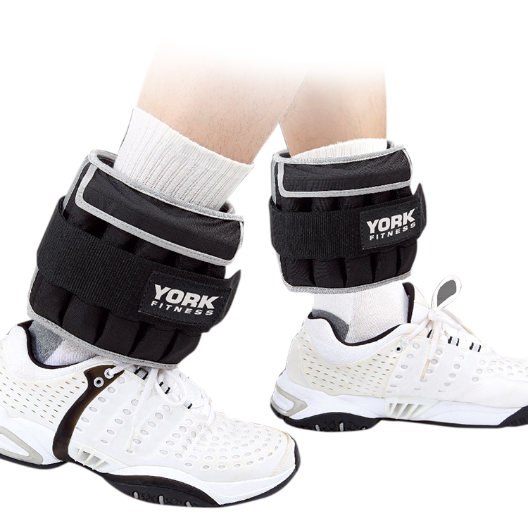 Утяжелители 2x5 кг (пара) YORK Adjustable ankle/wrist weights photo 4