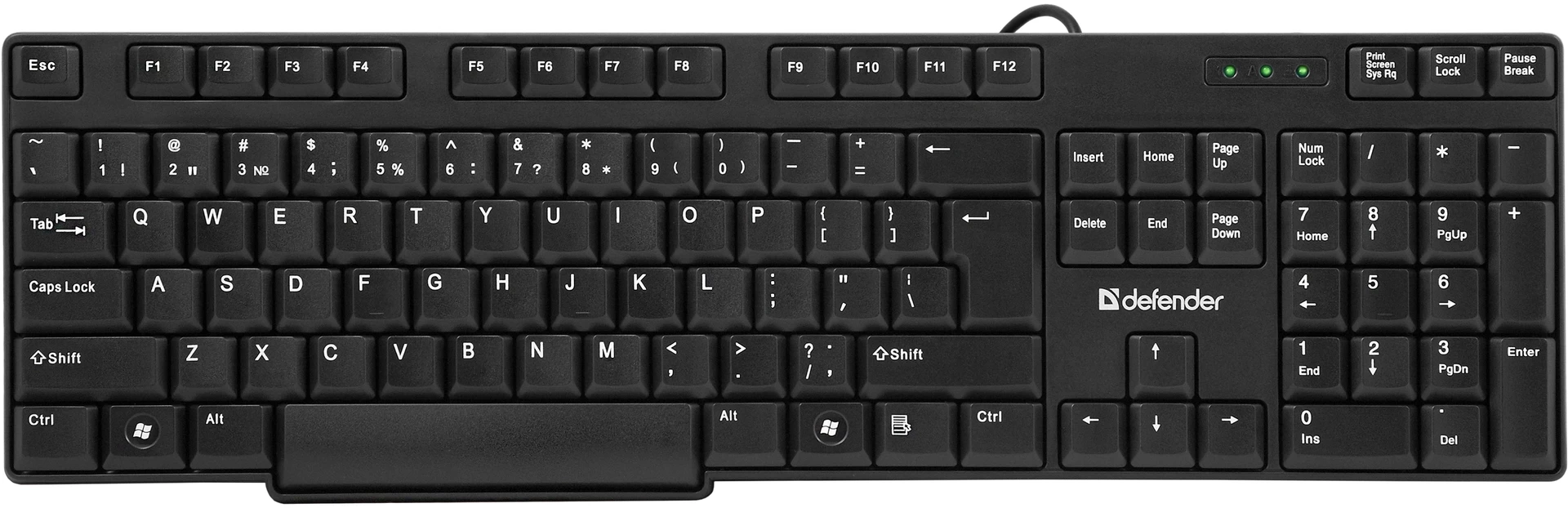 Клавиатура проводная  Defender Accent930B
