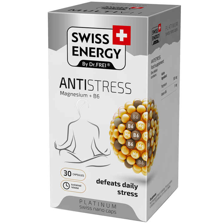 Витамины Swiss Energy NanoCaps Swiss Energy ANTISTRESS N30 photo 1