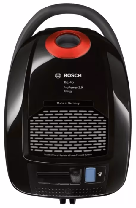 Пылесос с мешком Bosch BGB45330, 650 Вт, 74 дБ, Черный 