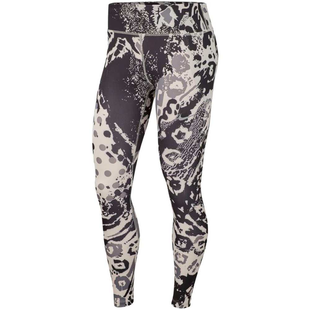 Panta-colanti Nike W NK FAST 7_8 TGHT PR / Femei / M / Negru-alb photo 1