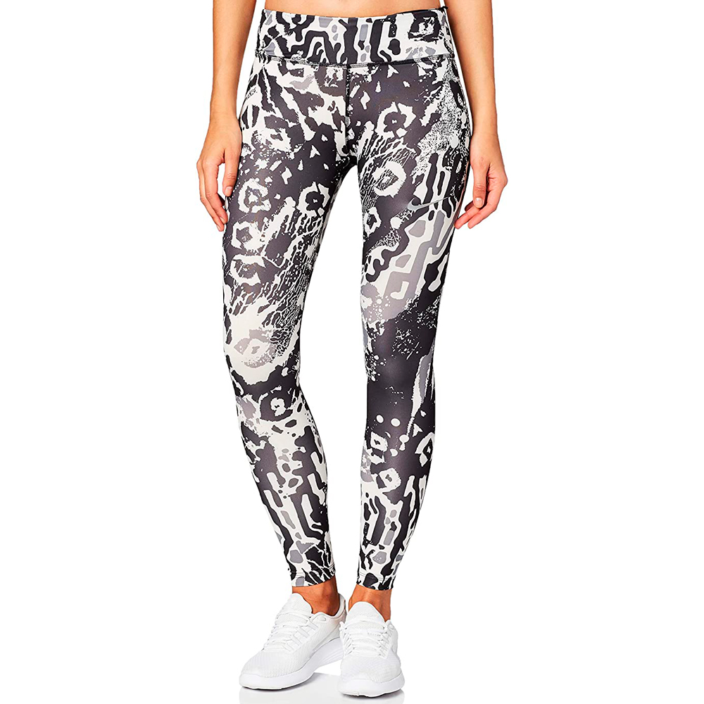Panta-colanti Nike W NK FAST 7_8 TGHT PR / Femei / M / Negru-alb photo 2