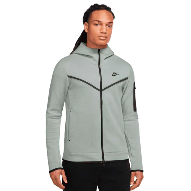 Мужская Батник Nike M NSW TCH FLC HOODIE FZ WR L Серый    photo 2