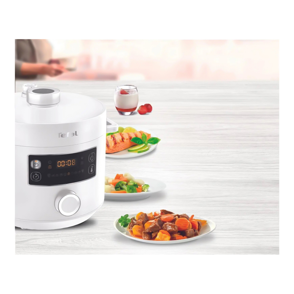 Мультиварка Tefal CY754130 /5 л и более / 1090 / 10авто-программ / Белый photo 6