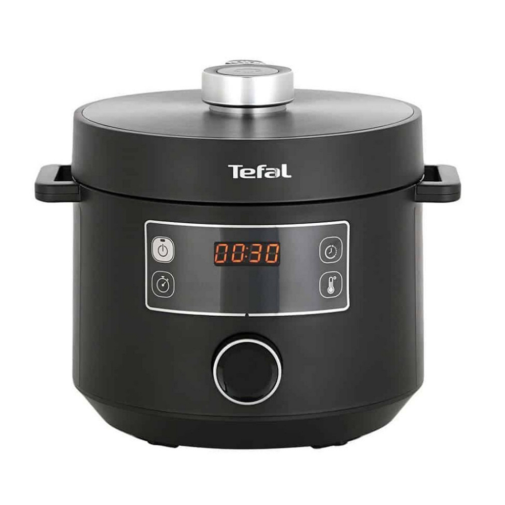 Мультиварка- скороварка Tefal CY754830 /3-4.9 л / 915 / 10авто-программ / Черный photo 1 Мультиварка- скороварка Tefal CY754830 /3-4.9 л / 915 / 10авто-программ / Черный photo 1
