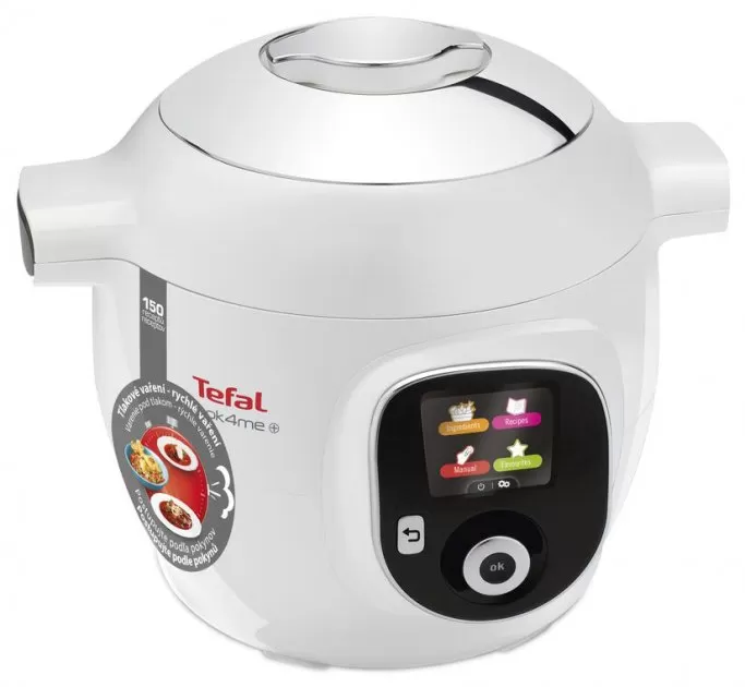 Multifierbator Tefal CY851130, 6 l, 1600 W, 150 programe, Alb