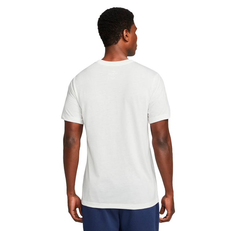 Tricou bărbătesc Nike M NK DF TEE DB YOGA S Alb photo 4