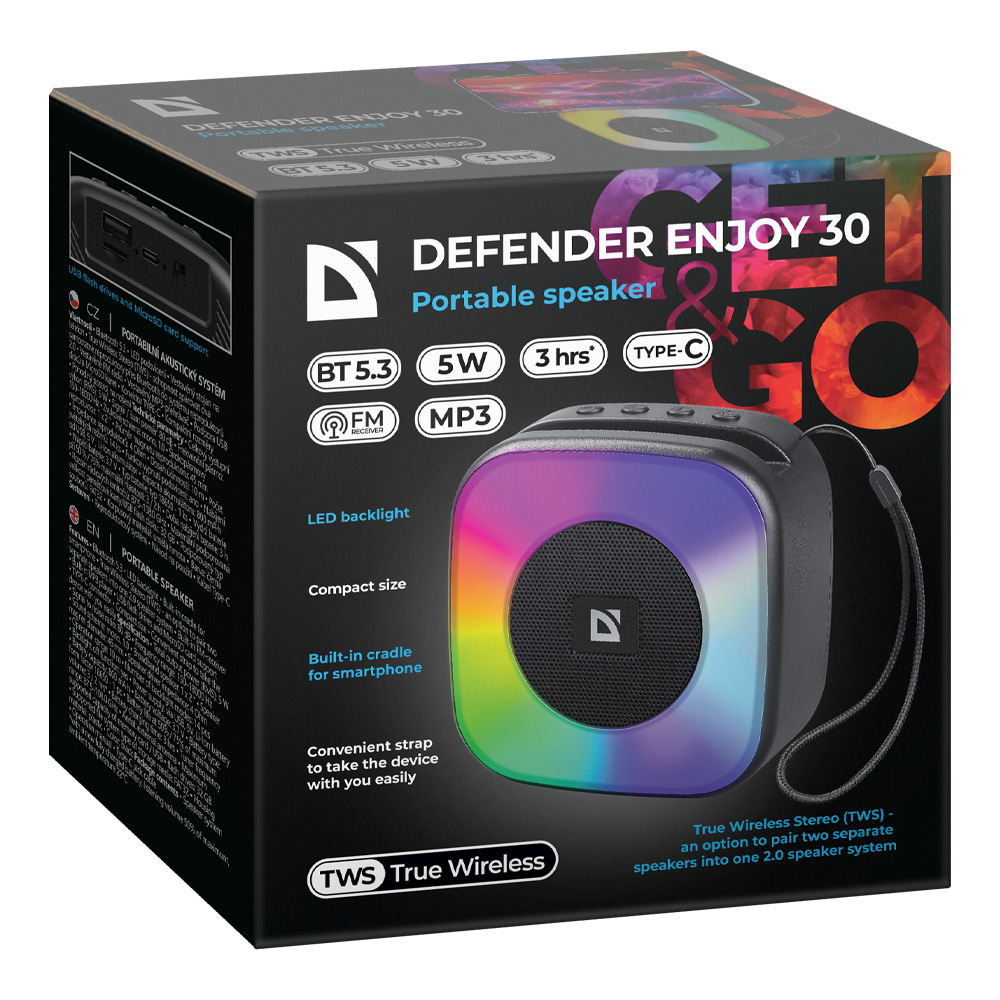 Портативная колонка Defender Enjoy 30 (65930) Black photo 9