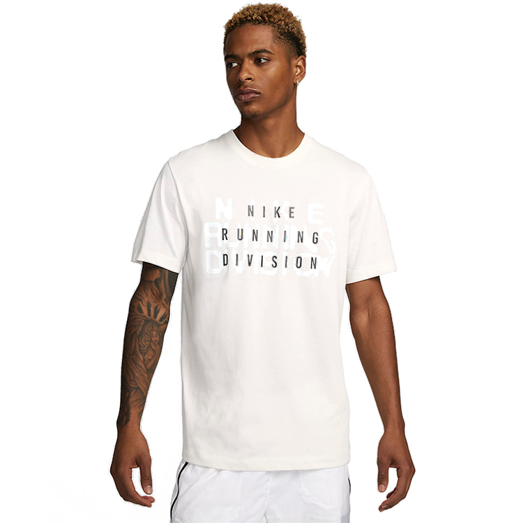 Футболка мужская Nike M NK DF TEE RUN DIVISION L белый photo 4