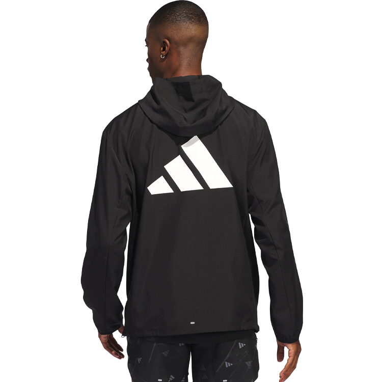 Мужская Ветровка Adidas RUN IT JACKET S Черный photo 3