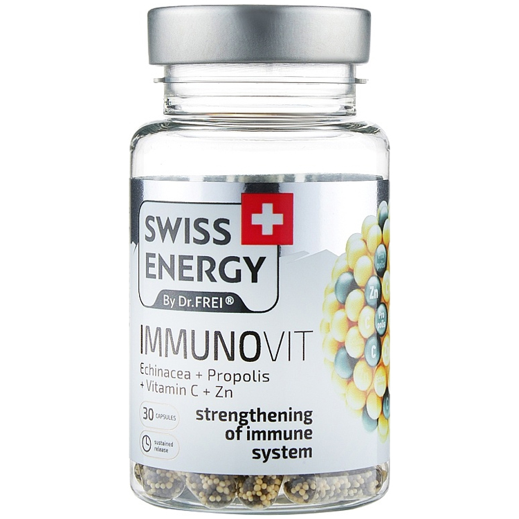 Витамины Swiss Energy NanoCaps Swiss Energy IMMUNOVIT N30 photo 2