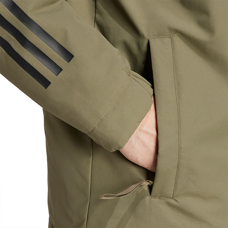 Куртка мужская Adidas 3S HOODED JKT S Зеленый photo 2