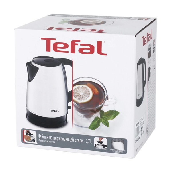 Fierbator de apa electric Tefal KI150D30, 1.5 l, 2200 W, Negru