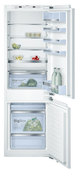 Холодильник двухдверный Bosch KIS86AF30 / 268 л / 177.5 см / A++ / Белый photo 1