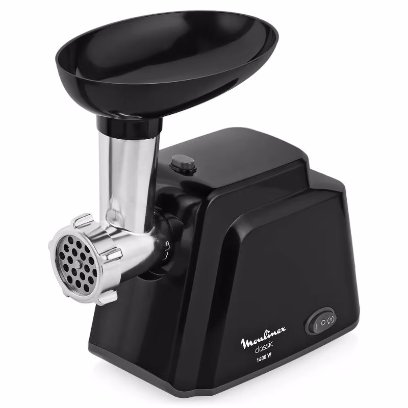 Tocator de carne Moulinex ME 105830, 1.7 kg/min, Negru 