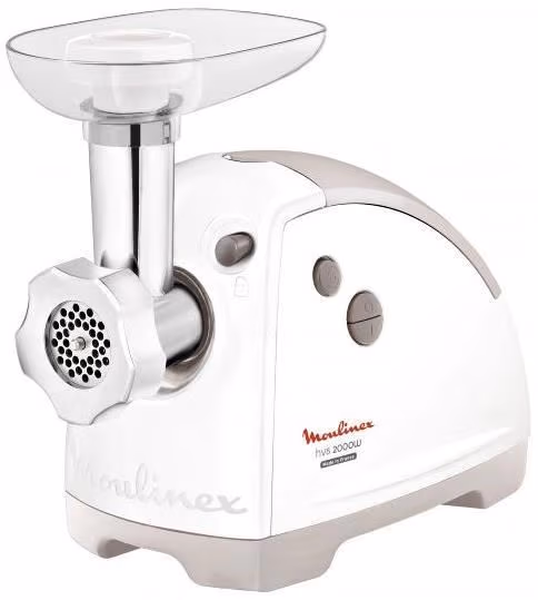 Tocator de carne Moulinex ME626T XF, 2.6 kg/min, Alb 