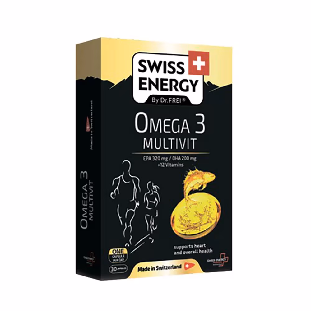 Витамины Swiss Energy Omega3 Multivit 