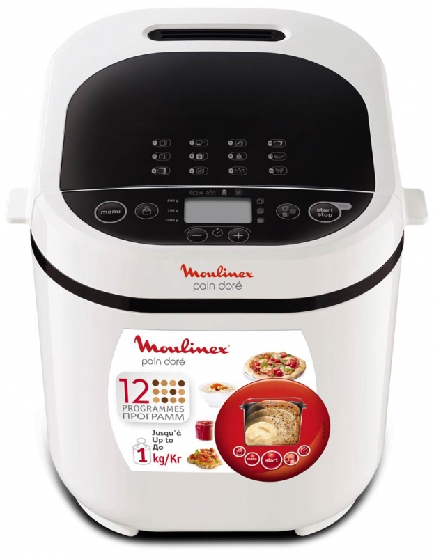 Хлебопечь Moulinex OW210130 , 500 гр, 650 Вт, Белый photo 2