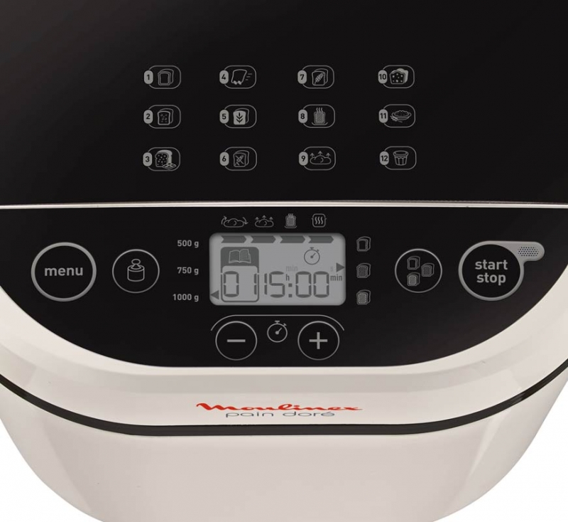 Хлебопечь Moulinex OW210130 , 500 гр, 650 Вт, Белый photo 4
