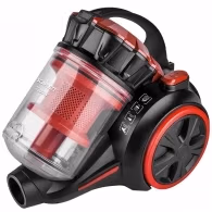 Aspirator cu container Scarlett SC-VC80C330, 2200 W, 80 dB, Rosu