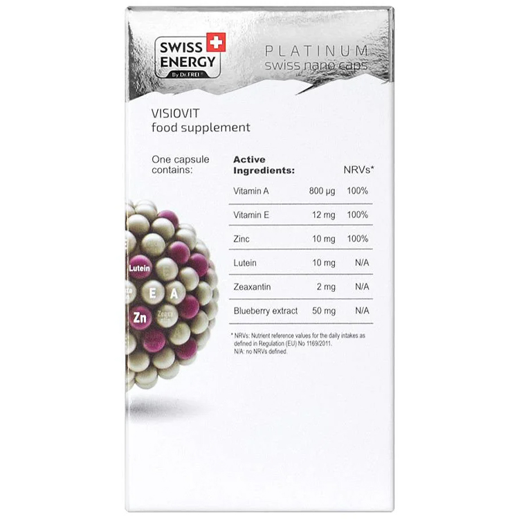 Витамины Swiss Energy NanoCaps Swiss Energy VISIOVIT N30 photo 3