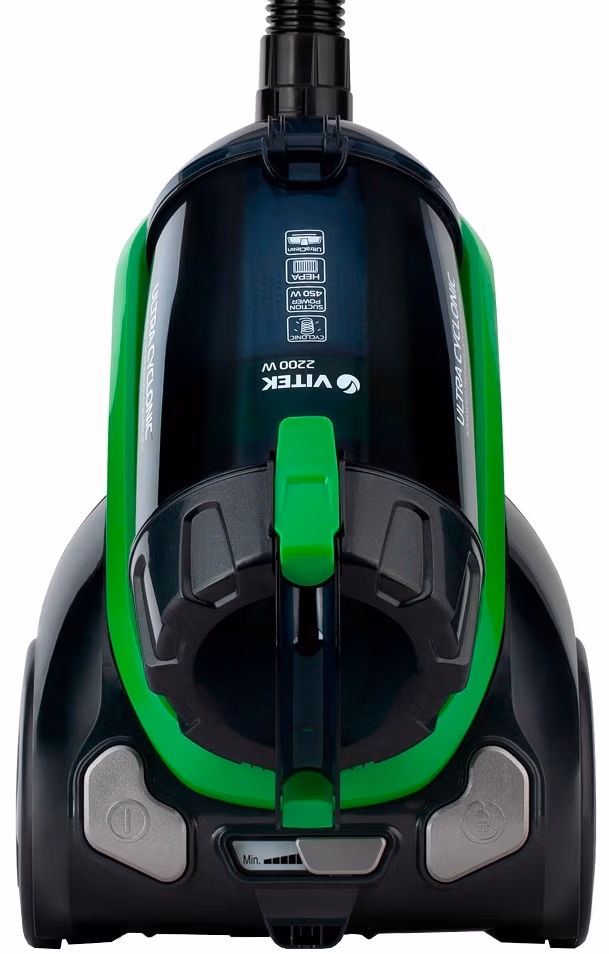 Пылесос с контейнером Vitek VT8130, 2200 Вт, Черный 