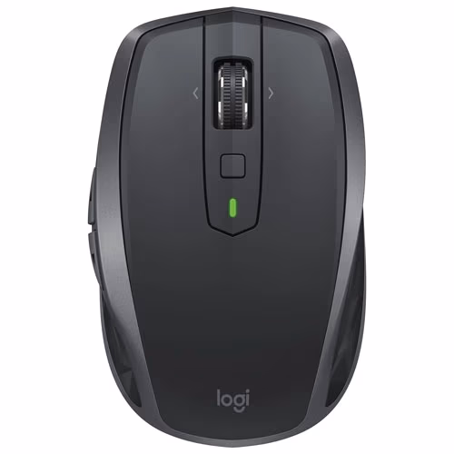 Logitech Wireless Mouse MX Anywhere 2S, 7 buttons, 4000 dpi, Darkfield high precision, Hyper-efficient scrolling, Effortless multi-computer workflow pair up to 3 devices, Dual connectivity 2.4, GHz and Bluetooth, Unifying receiver, GRAPHITE 