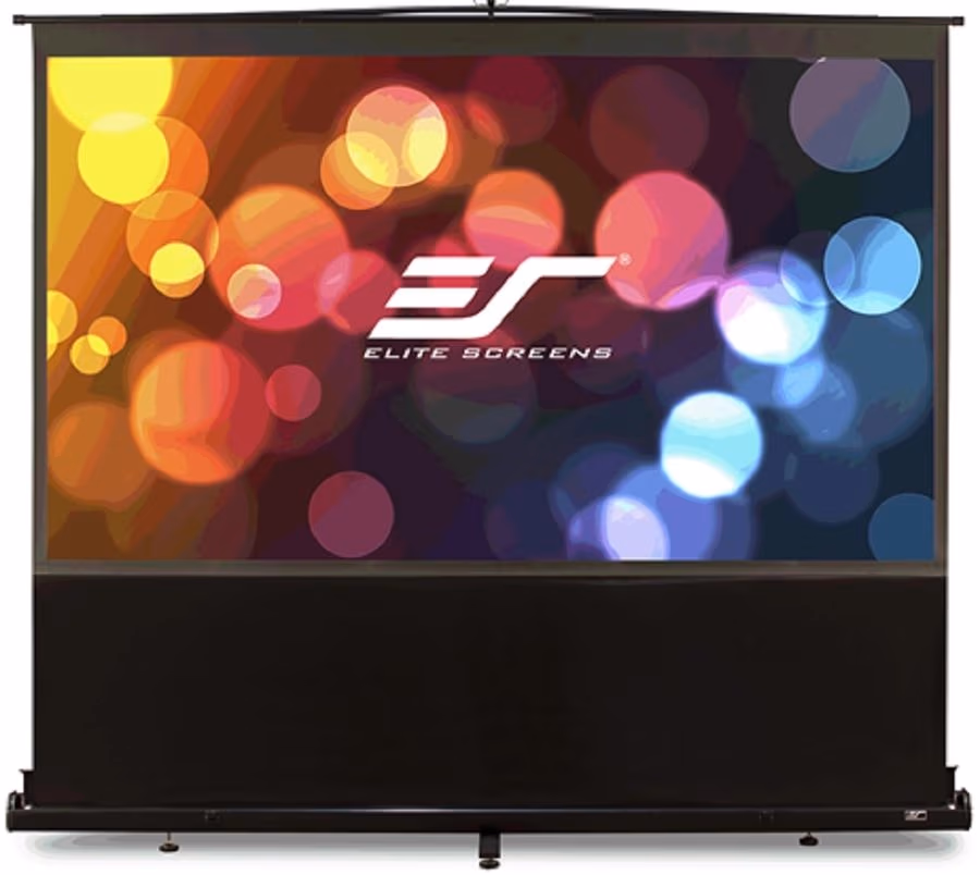 Elite Screens 100"(4:3) 203x152cm ez Cinema Series Telescoping Pull Up Series, Black 