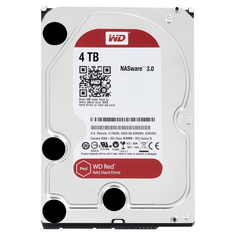 3.5'' HDD 4.0TB  Western Digital WD40EFAX Caviar® Red™ NAS, SMR Drive, IntelliPower, 256MB, SATAIII photo 1