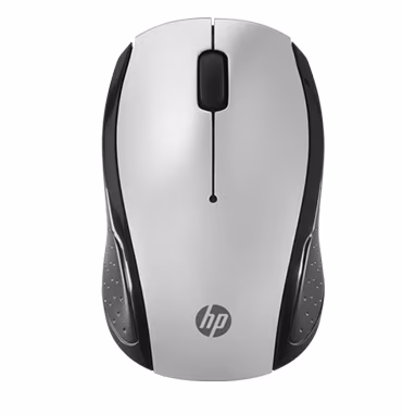 HP 200 Wireless Mouse Silver, 1000 Dpi Optical Sensor, 2.4GHz Wireless Connection.